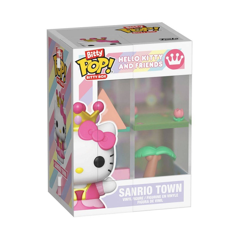 Funko Bitty POP! Bitty Box Sanrio Hello Kitty and Friends Sanrio Town Display Case & Vinyl Figures Set - Image 1