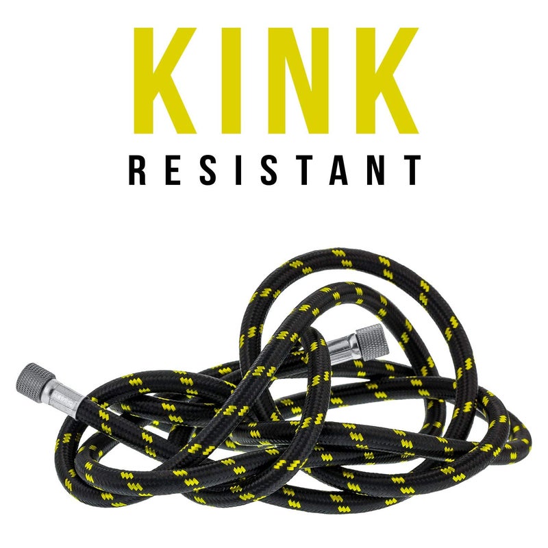 Master Airbrush Premium 10 Foot Nylon Braided Airbrush Hose with Standard 1/8" Size Fittings on Both Ends (Hose Color May Vary) - Image 5