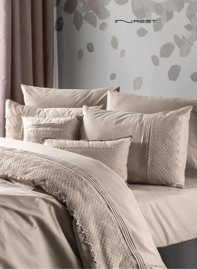 Inrest Home Lavender Single Duvet Set (Without Filling) 100% Cotton 5 Pieces - Image 1