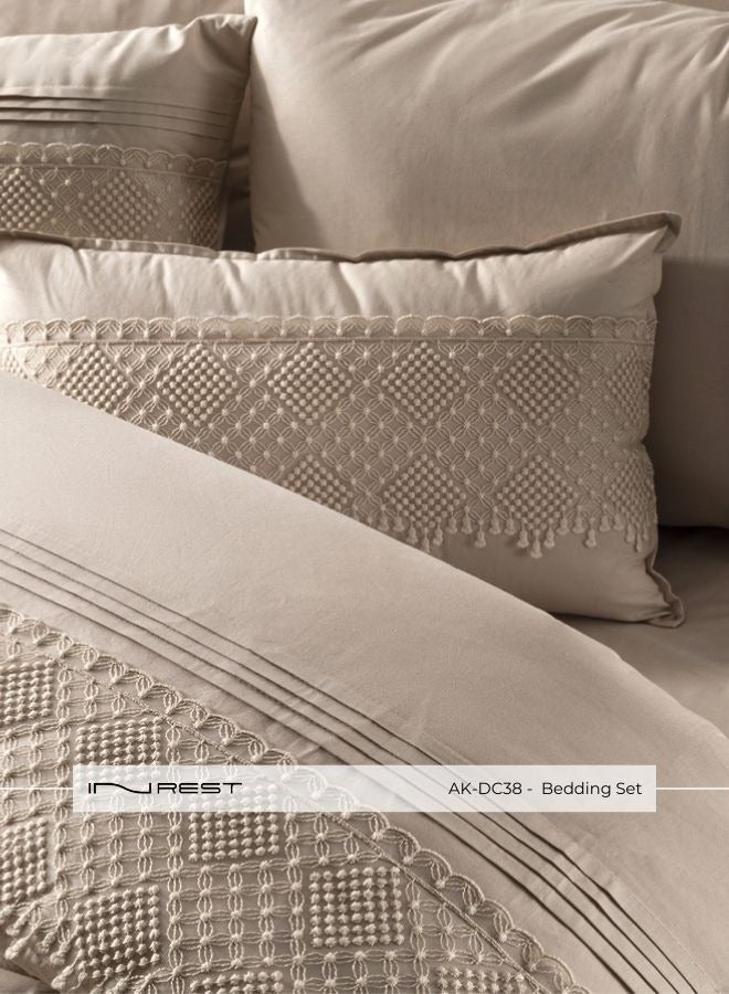 Inrest Home Lavender Single Duvet Set (Without Filling) 100% Cotton 5 Pieces - Image 3