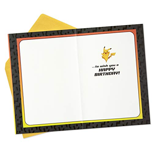 Hallmark Pokémon Birthday Card (Wild Pikachu) - Image 2