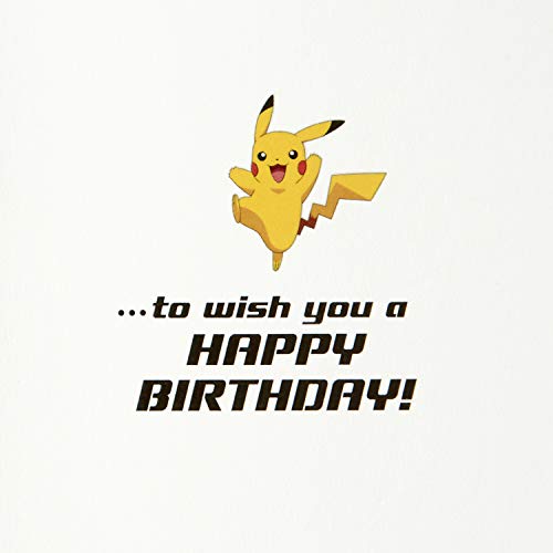 Hallmark Pokémon Birthday Card (Wild Pikachu) - Image 3