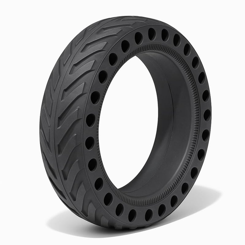 FUKUKAWA 8.50x2 Solid Scooter Tire – 8.5 Inch Puncture-Proof Rubber Replacement Wheel for Electric Scooters, Explosion-Proof, Anti-Skid, Shock Absorbing, Universal Front & Rear Tire - Image 5