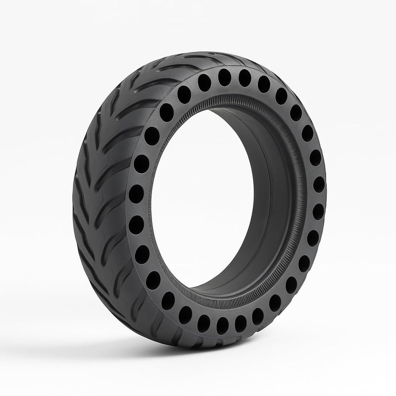 FUKUKAWA 8.50x2 Solid Scooter Tire – 8.5 Inch Puncture-Proof Rubber Replacement Wheel for Electric Scooters, Explosion-Proof, Anti-Skid, Shock Absorbing, Universal Front & Rear Tire - Image 2