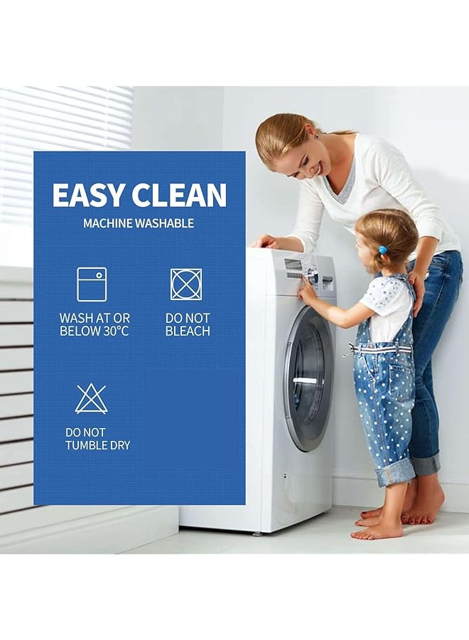 erorex Sofa Cover With Skirt Stretch Sofa Slipcover Spandex Non Slip Soft Couch Covers Washable Furniture Protector With Anti Skid Foam And Thick Elastic Cord For Kids Milky White 2 Seater - Image 4