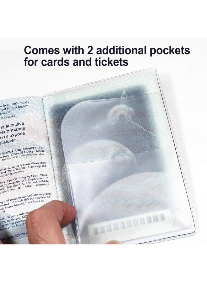 Arsmat 5 Pack Clear Passport Cover, Clear Passport Holder Travel Document Organizer, Plastic US Passport Hold - Image 3