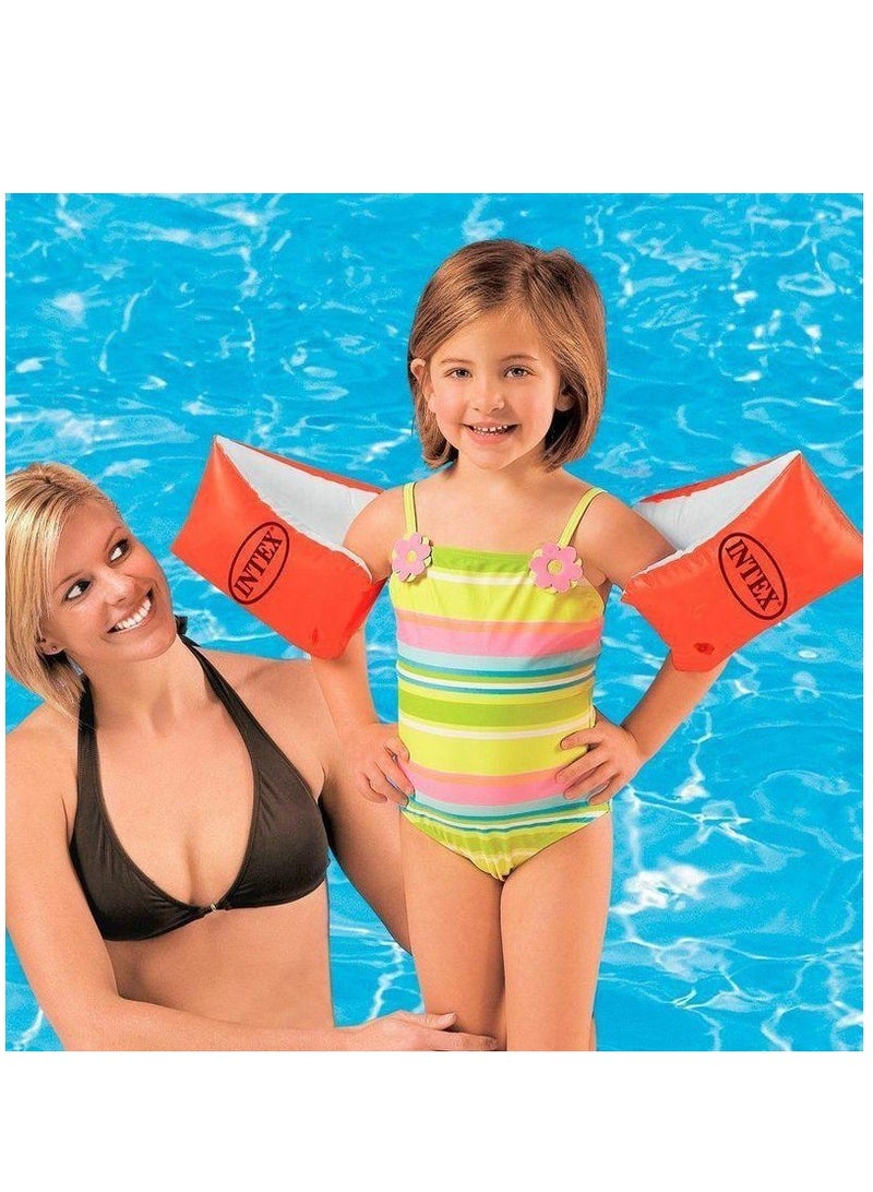 INTEX Pair Of Large Deluxe Arm Band Wet Set 6-12 Years - Image 2