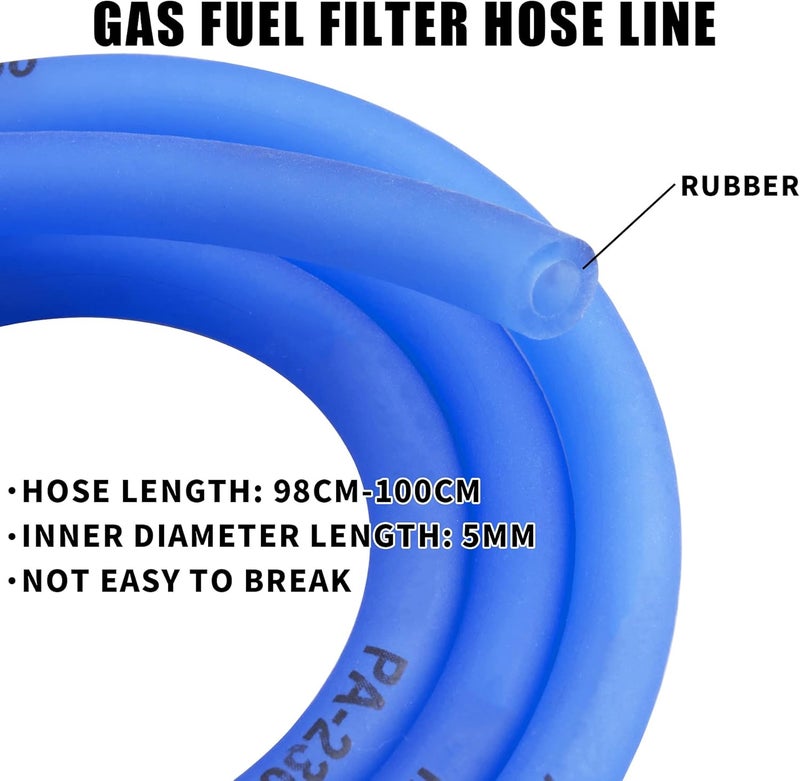 ORAEVY Gas Fuel Filter Hose Tube Line with Vacuum Fuel Pump Petcock for GY6 50cc 150cc - Image 2
