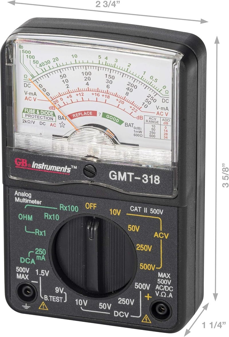 Gardner Bender GMT-318 Analog Multimeter - Image 4