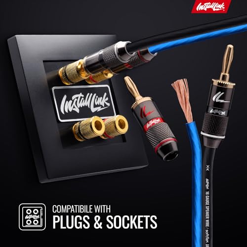 Install Link 16 AWG Gauge Speaker Wire Cable Stereo, Car or Home Theater, CCA (250 Feet) - Image 4