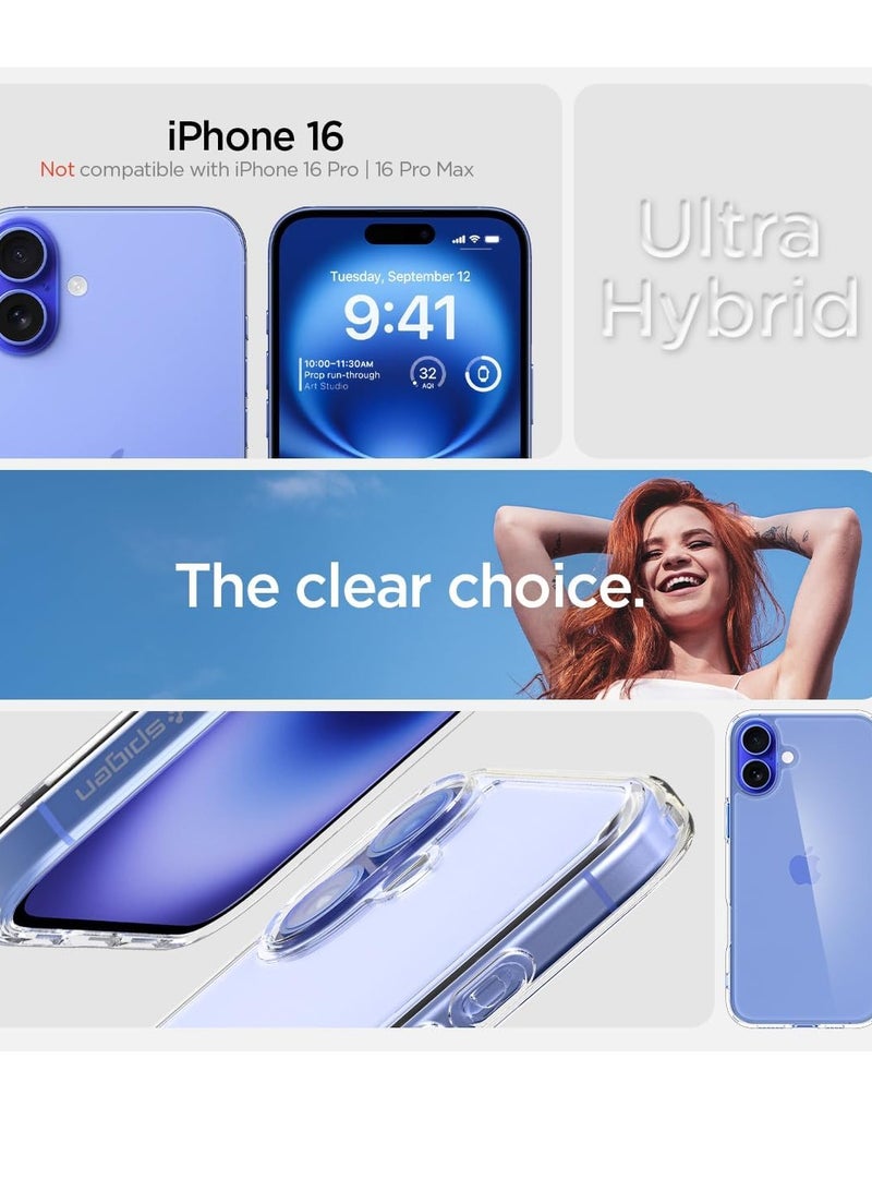 BORTONY iPhone 16 Case Cover 6.1 Inch Scratch Resistant Crystal Clear Soft TPU iPhone 16 Cover Precise Cutouts Slim Fit Protective Case Easy to Install Compatible with Apple iPhone 16 - Image 2