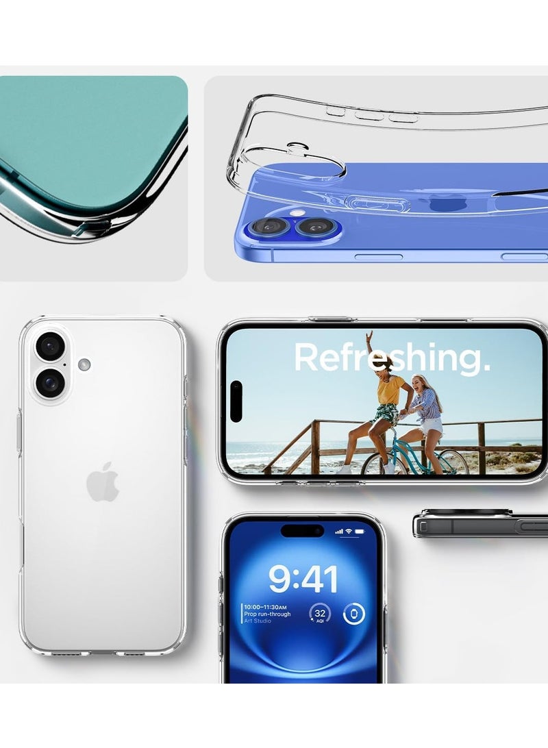 BORTONY iPhone 16 Case Cover 6.1 Inch Scratch Resistant Crystal Clear Soft TPU iPhone 16 Cover Precise Cutouts Slim Fit Protective Case Easy to Install Compatible with Apple iPhone 16 - Image 5