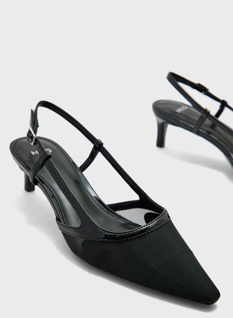MANGO Lupita Pumps