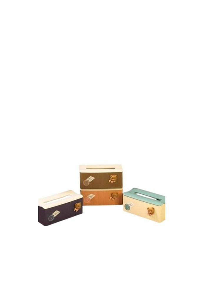 Stylish and practical tissue box for organizing spaces, providing you with a convenient and excellent way to keep tissues at your fingertips L (Navy) - Image 2