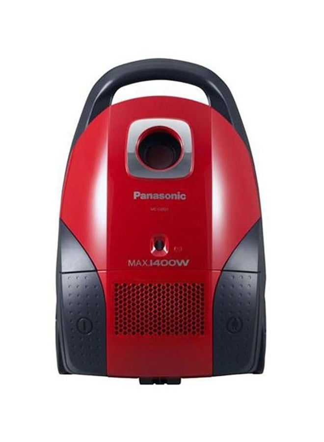 Panasonic Vacuum Cleaner With 4L Dust Bag 1400W 14 L 1400 W MC-CG520R747 Red/Black - Image 2