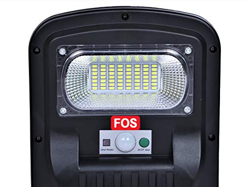 FOS Solar LED Street Light 20W with Remote Control (Cool White 6500k | IP65 Water-Proof) - Image 2