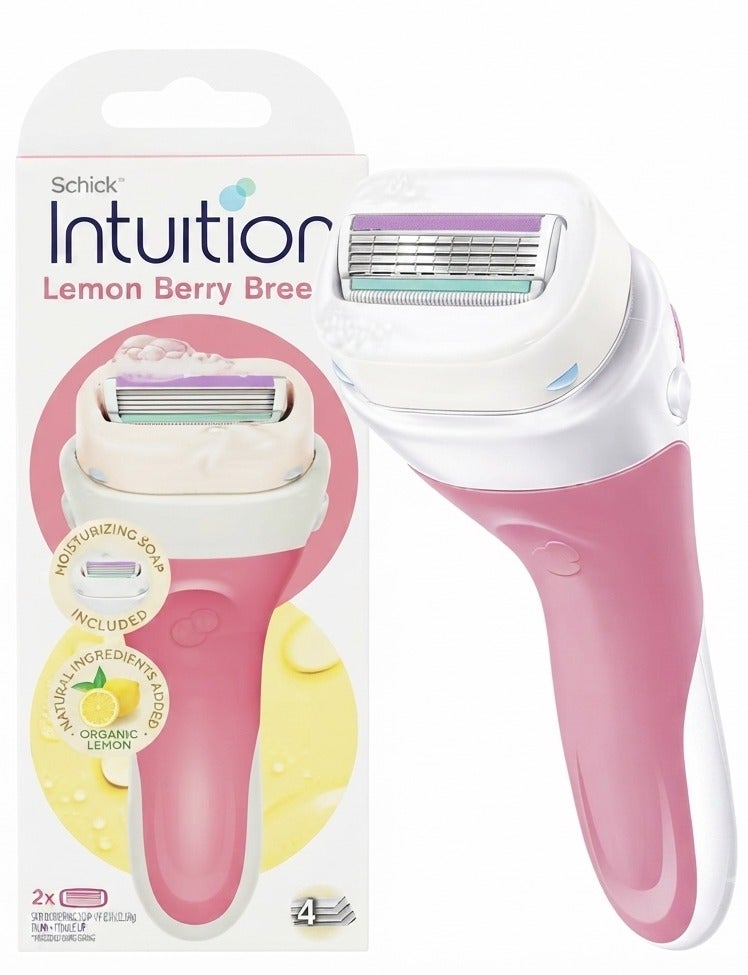 schick Intuition Lemon Berry Breeze Razors For Women - Image 1
