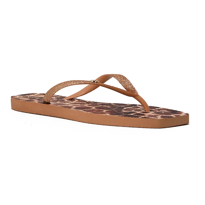 Printed Flip-Flop CS Tan