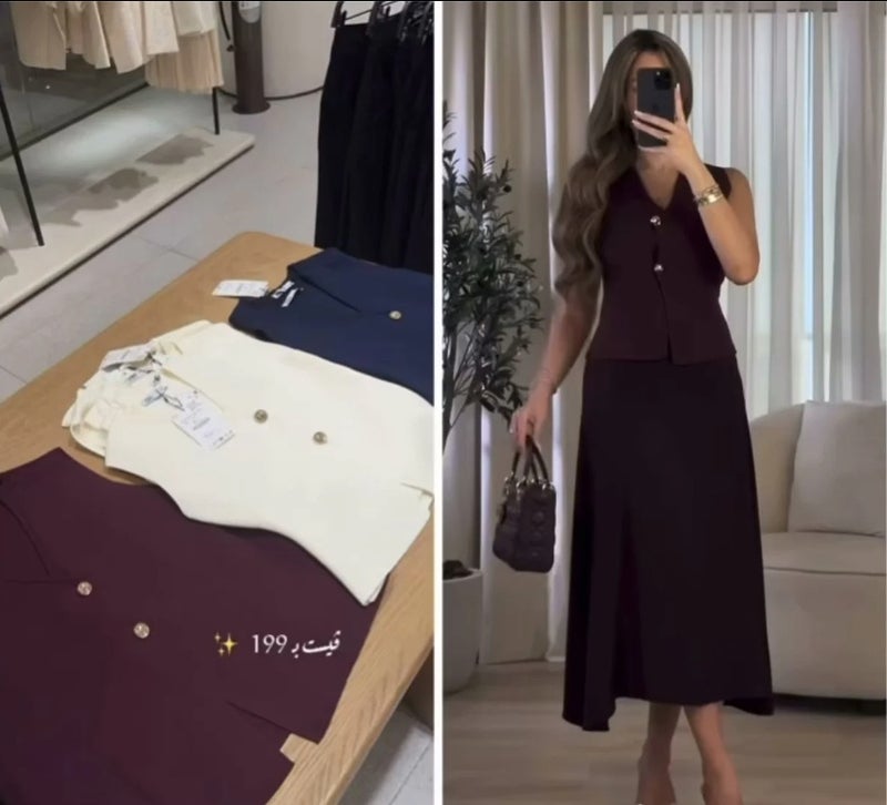 Womens Knit Vest ZR Fast Selling New Style Clothing Foreign Trade Wholesale Small Pleated Seamless Dress Suit Black vest  - Image 2