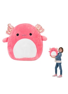 SYOSI Salamander Plush Doll, New Lovely Soft Fat Dinosaur Doll Plush Colorful Dinosaur Doll Children' s Holiday Gift Pink Ultrasoft Stuffed Animal Plush Toy  - Image 1