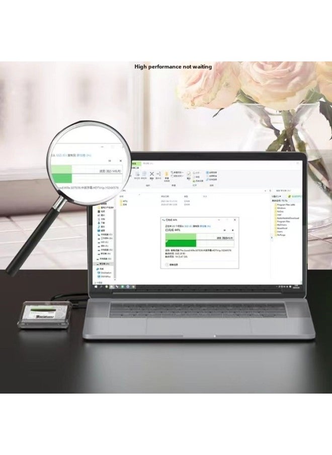 Generic USB3.0 Transparent Mobile Hard Disk Box 2.5 Inch Laptop Hard Disk Box SATA Serial Port Hard Drive Solid State SSD-Color:3.0 Transparent Model  - Image 4