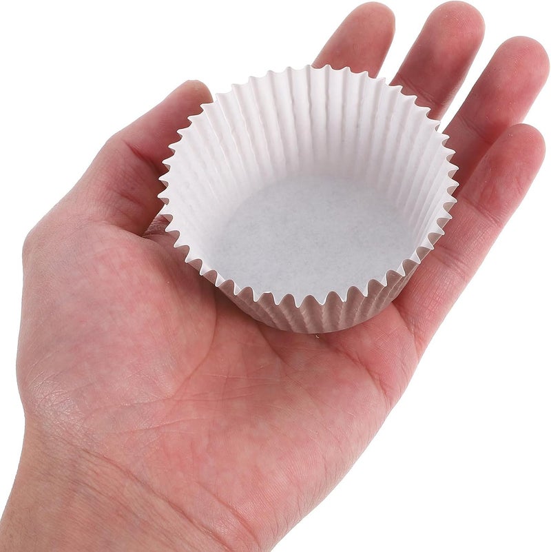 100 Pcs Coffee Color Baking Cups Muffin Liners Greaseproof Paper Cupcake Wrappers for Baking Large Muffin Liners Home Kitchen Use - Image 4