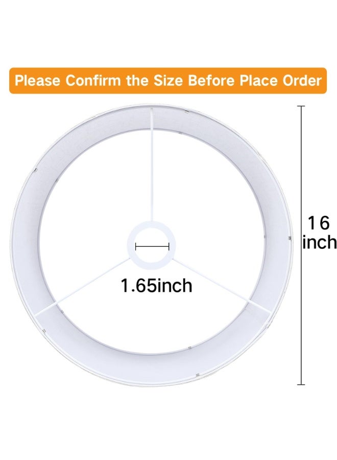 يُسلِّم أغطية مصابيح أرضية كبيرة بيج اللون، سهلة التركيب، أغطية مصابيح بديلة من الكتان للطاولة والسرير - Image 2