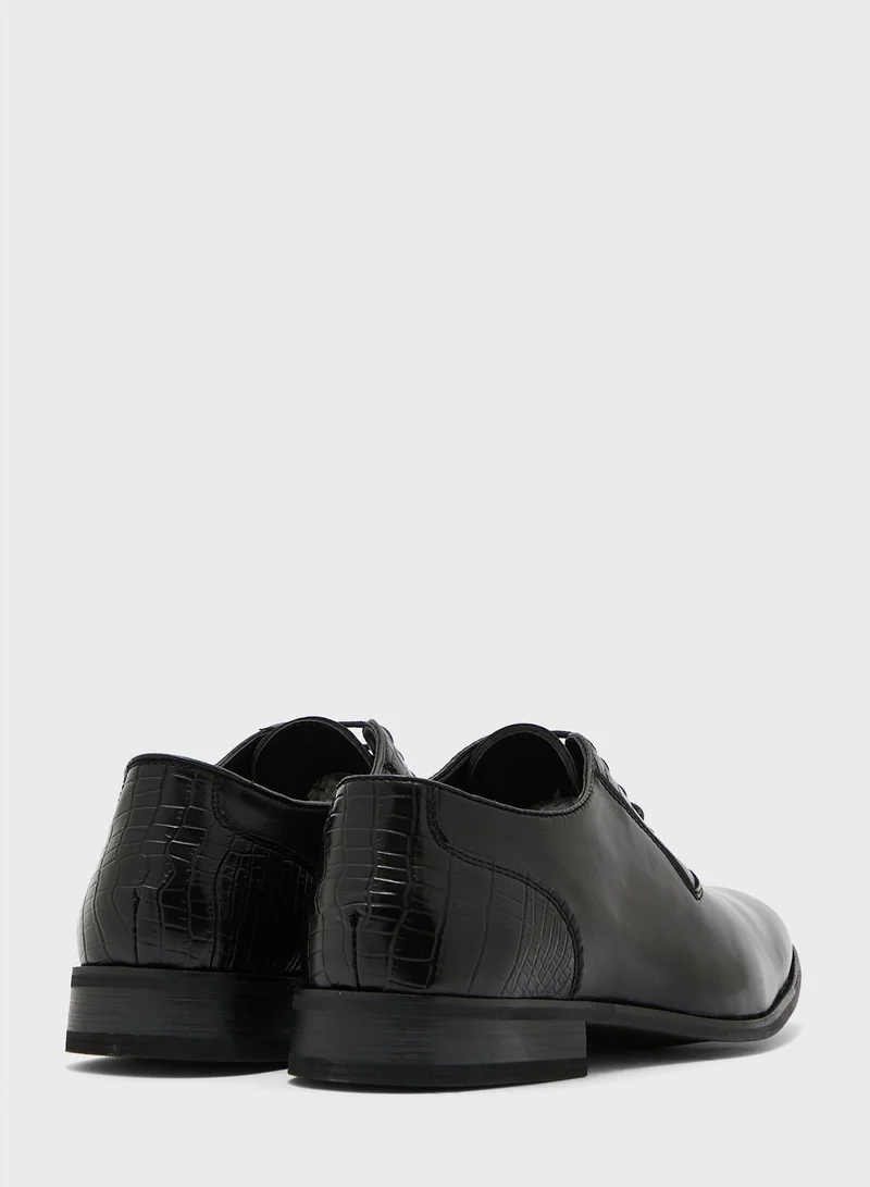 Robert Wood Burnished Classic Formal Lace Ups