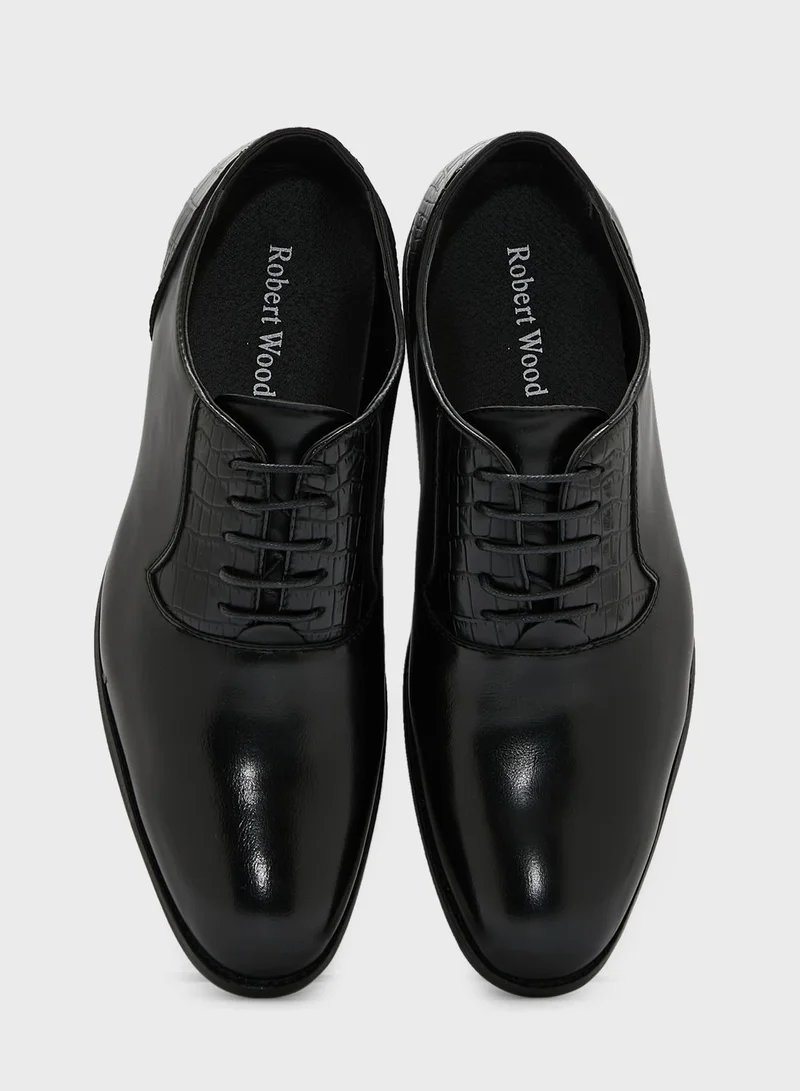 Robert Wood Burnished Classic Formal Lace Ups