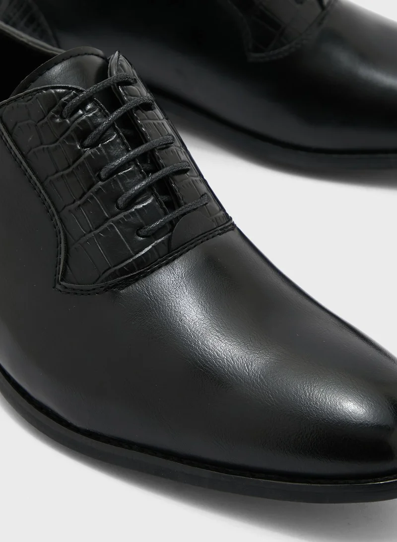 Robert Wood Burnished Classic Formal Lace Ups