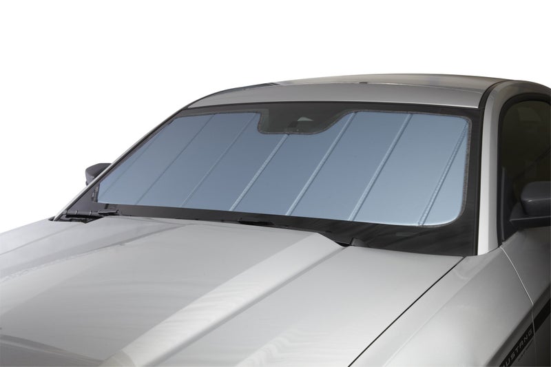 Covercraft UVS100 Custom Sunscreen | Fits 2014-2019 Chevrolet Silverado/GMC Sierra 1500 (19 Old Body), 2015-2019 Silverado/Sierra 2500/3500 | Blue Metallic - Image 2