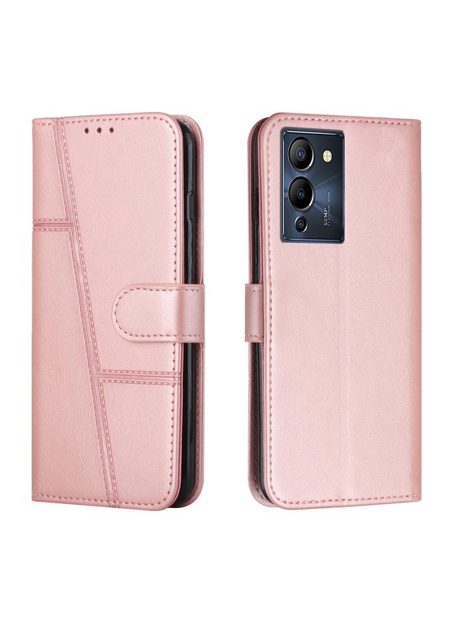 S-TOP Case For Infinix Note 12 G96 Stitching Calf Texture Buckle Leather Phone Case - Image 1