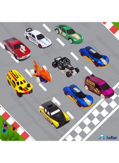 FunBlast Metal Master Mini Diecast Car Toy - Pack of 10 Pcs Metal Racing Car Toys, Push & Go Metal Car Toy Packet Play Set Toys for Kids, Children, Boys (B) - pzsku/Z9D155F8CFA46120BEF6CZ/45/_/1740119335/d6e82d05-451b-47d5-b77f-1847eef29e05