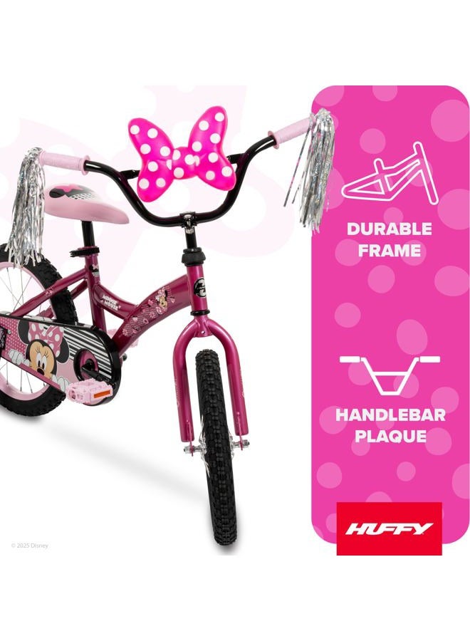 Huffy Disney Minnie 16-inch Pink Girls' Bike - Image 4