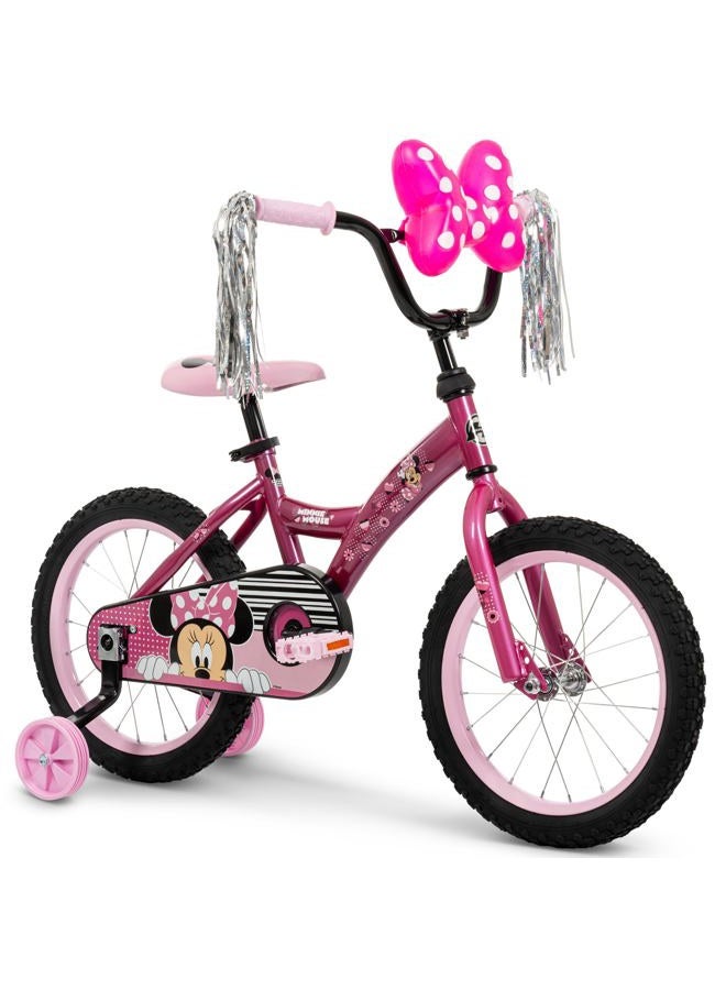 Huffy Disney Minnie 16-inch Pink Girls' Bike - Image 1