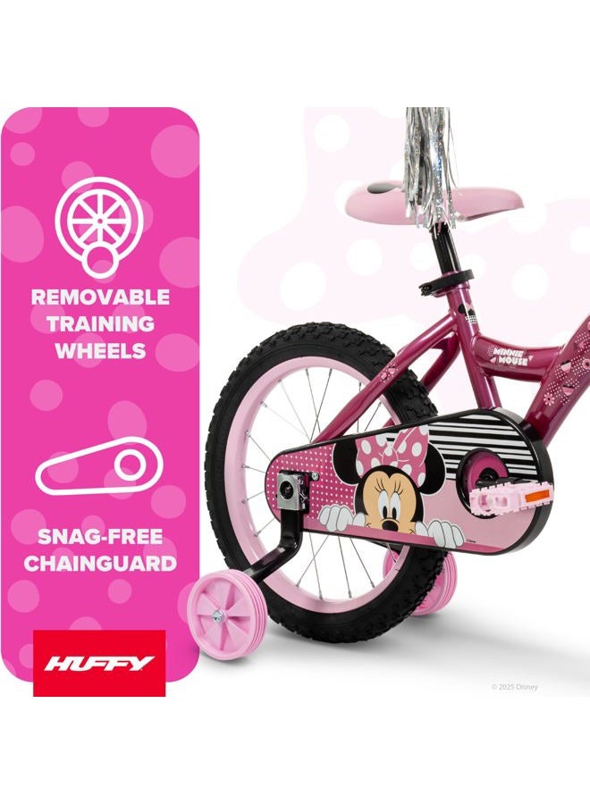 Huffy Disney Minnie 16-inch Pink Girls' Bike - Image 3