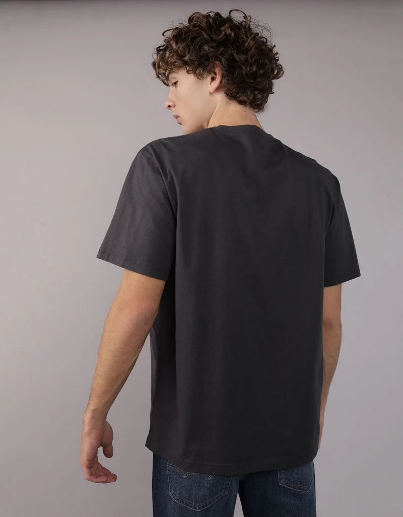 American Eagle AE Applique Logo Graphic T-Shirt