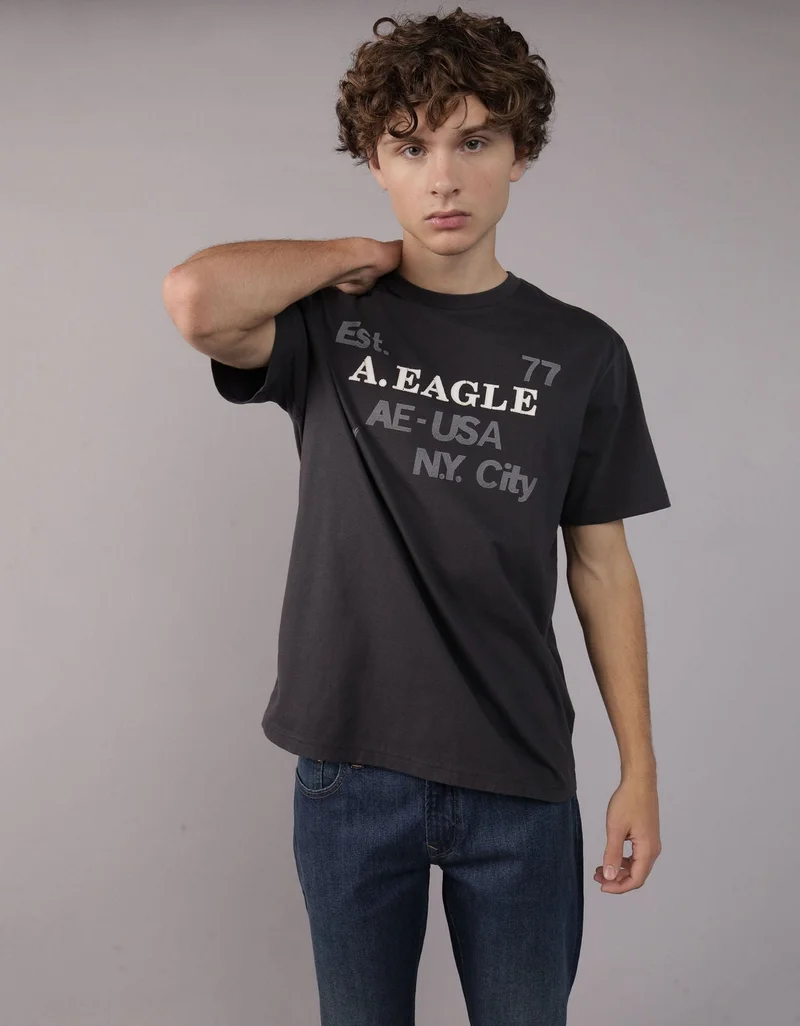 AE Applique Logo Graphic T-Shirt