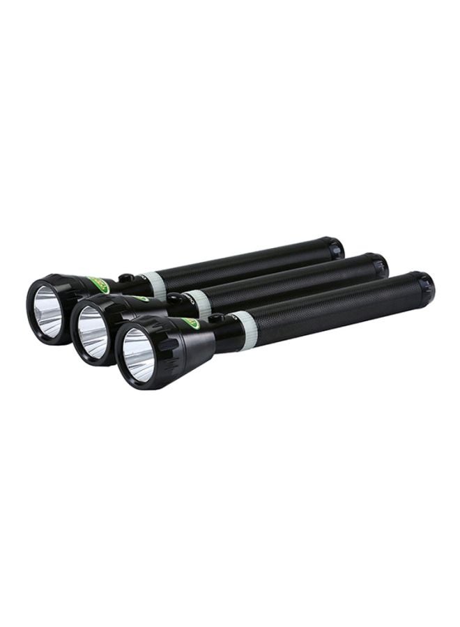 أولسنمارك مجموعة كشافات LED قابلة لإعادة الشحن مكونة من 3 قطع باللون الأسود أسود - Image 3