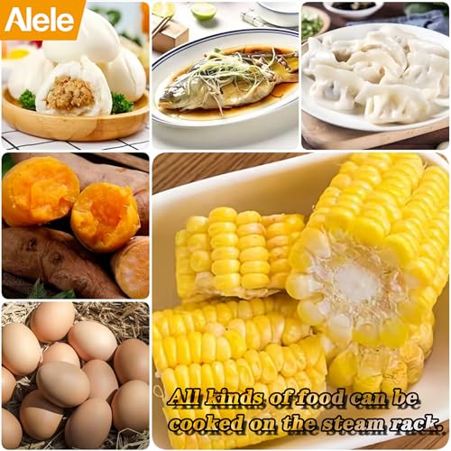 Alele Steam Rack Trivet Stainless Steel Steaming Rack Electric Pressure Cooker steam Rack Stand Diameter 6" 3Pack - Image 5