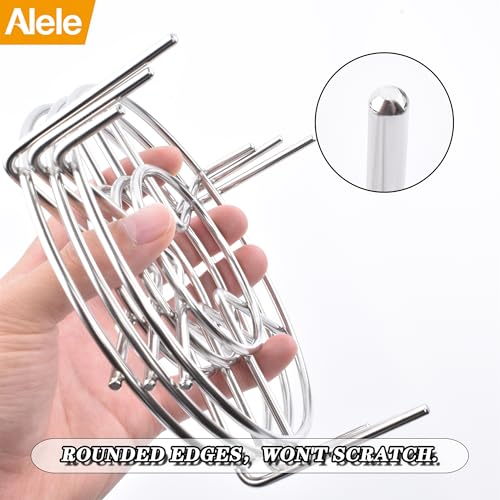 Alele Steam Rack Trivet Stainless Steel Steaming Rack Electric Pressure Cooker steam Rack Stand Diameter 6" 3Pack - Image 4