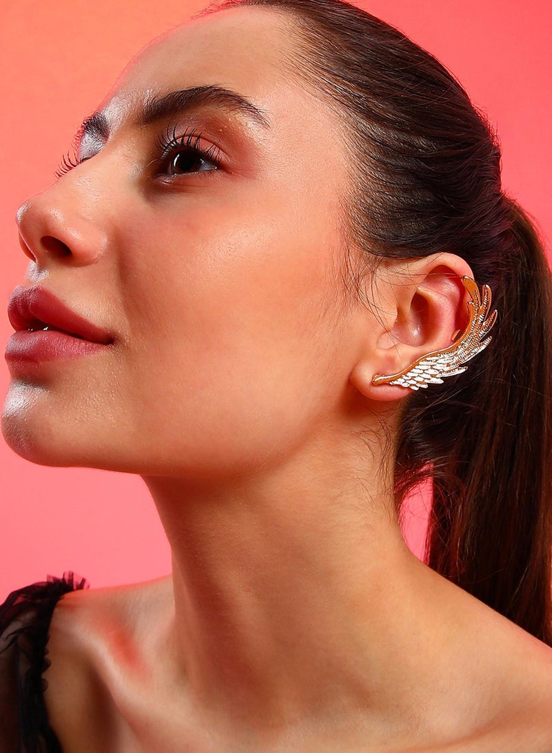 SOHI Wing Artificial Cuff Earring Jewellery - Image 4