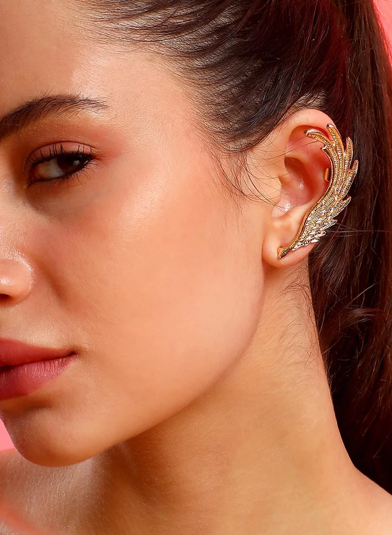 SOHI Wing Artificial Cuff Earring Jewellery