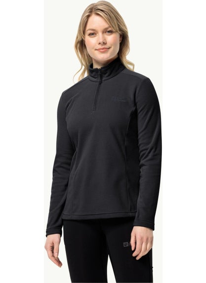 Jack Wolfskin Taunus HZ W Half Zip Women's Fleece 1709532-1000 Black  - Image 1