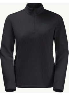 Jack Wolfskin Taunus HZ W Half Zip Women's Fleece 1709532-1000 Black  - Image 4