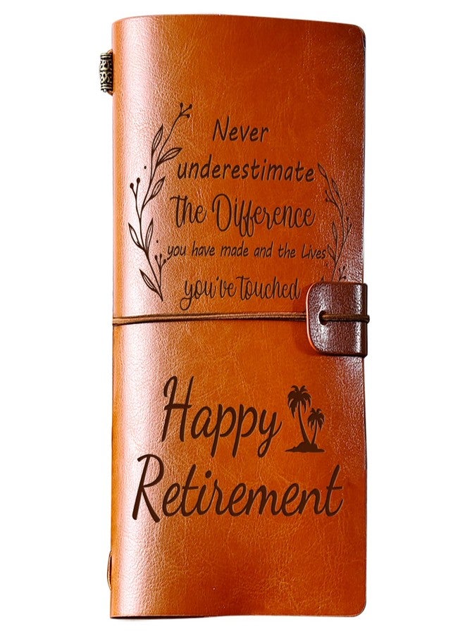 PRSTENLY Retirement Gifts for Women Men 2025- Retirement Gift for Woman Man 140 Page Leather Journal, Retired Going Away Goodbye Leaving Farewell Gifts for Coworkers Teacher Nurse Boss Pastor Doctors - Image 1