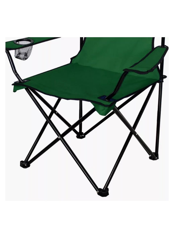 SMART HOME Camping chair set consisting of 6 folding chairs made of Oxford fabric and metal legs - comfortable, lightweight, and comes in a bag for easy portability | Picnic chair measuring 40 x 40 x 80 cm | Suitable for trips, camping, the beach, and outdoor activities - Image 4