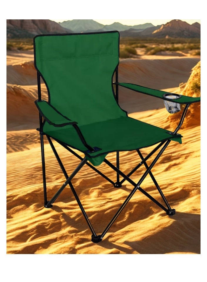 SMART HOME Camping chair set consisting of 6 folding chairs made of Oxford fabric and metal legs - comfortable, lightweight, and comes in a bag for easy portability | Picnic chair measuring 40 x 40 x 80 cm | Suitable for trips, camping, the beach, and outdoor activities - Image 3