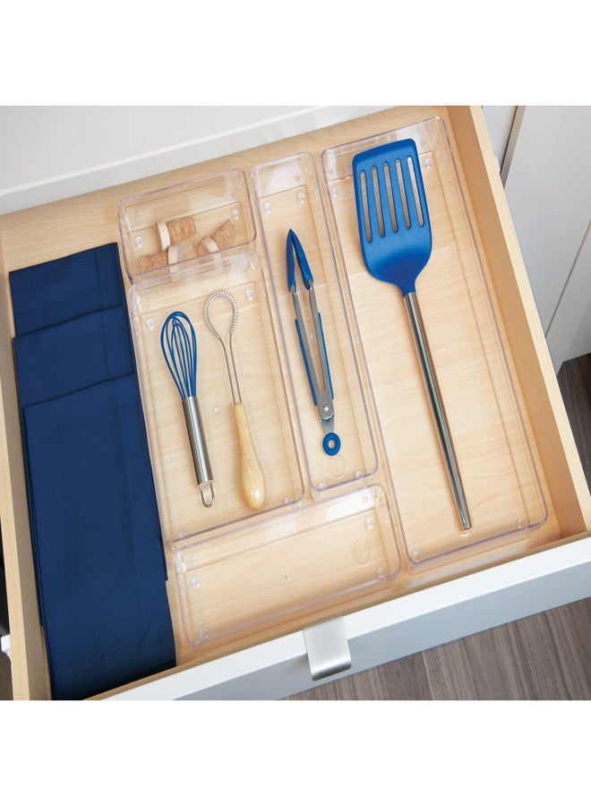 InterDesign iDesign Recycled Plastic Drawer Organizer Solution - 3" x 6" x 2", Clear Bin - Image 5