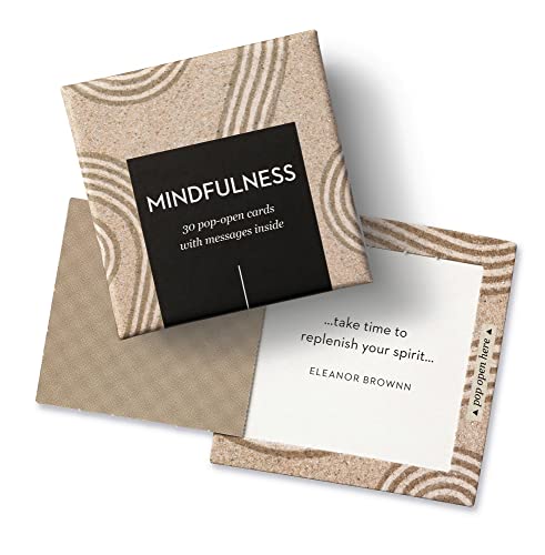 Compendium ThoughtFulls Pop-Open Cards — Mindfulness — 30 Pop-Open Cards, Each with a Different Inspiring Message Inside - Image 1